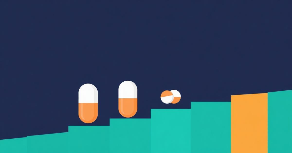 Comparison graphic of pharmaceutical options on a neutral background
