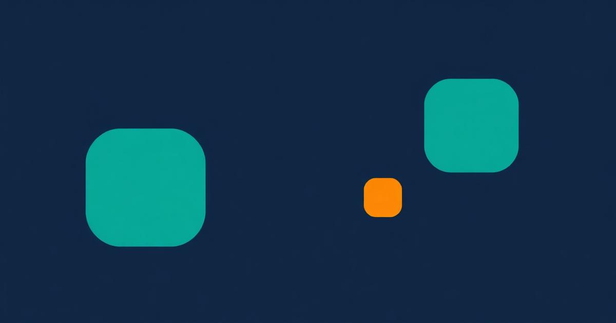 Flat teal app icon squares on deep navy with one glowing orange, representing free quit-vaping apps