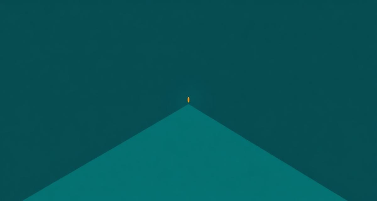 A long teal path receding to a small orange marker on a deep navy horizon, symbolizing a long recovery journey with an arrival point.