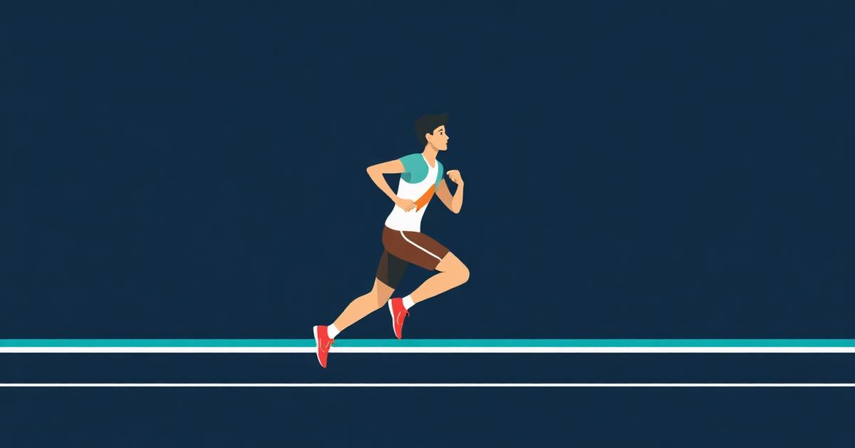 Teen athlete jogging on a track at dawn, symbolising restored cardio after quitting